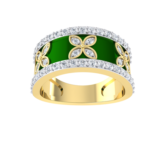 Floral Joy Yellow Gold Diamond Ring [yg]