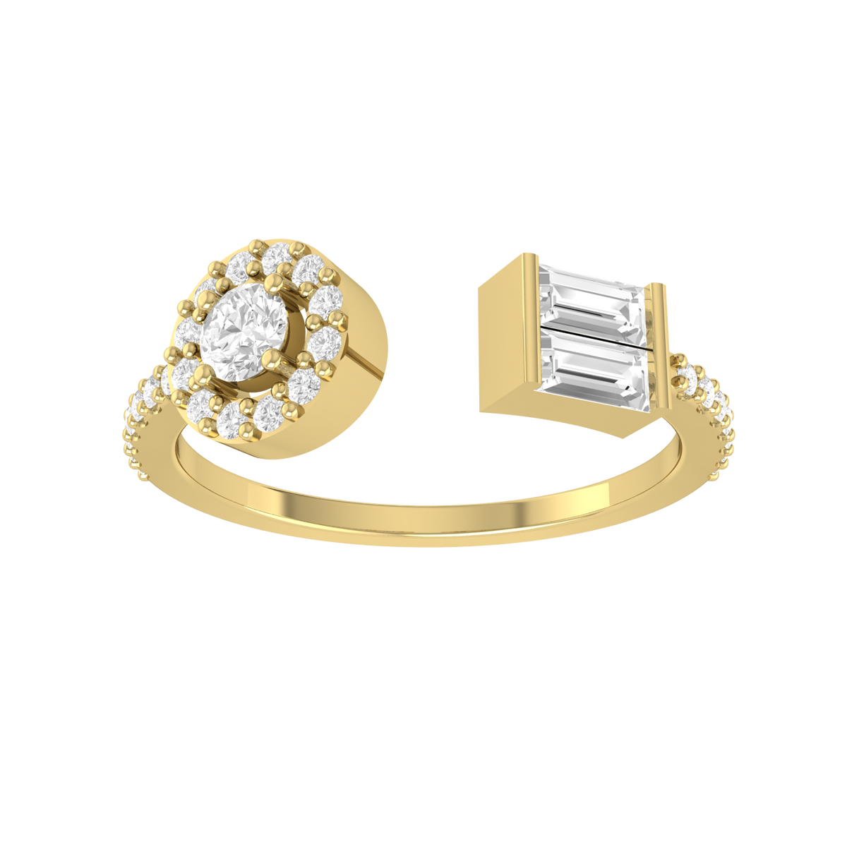 Trinket Trove Lab Grown  Yellow Gold Diamond Charm [yg]