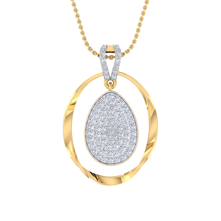Ethereal Elegance Diamond Pendant