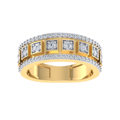 Serenity Sparkle Yellow Gold Diamond Ring  [yg]