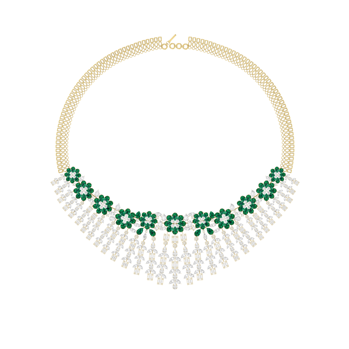 Flora Glimmer Diamond Necklace