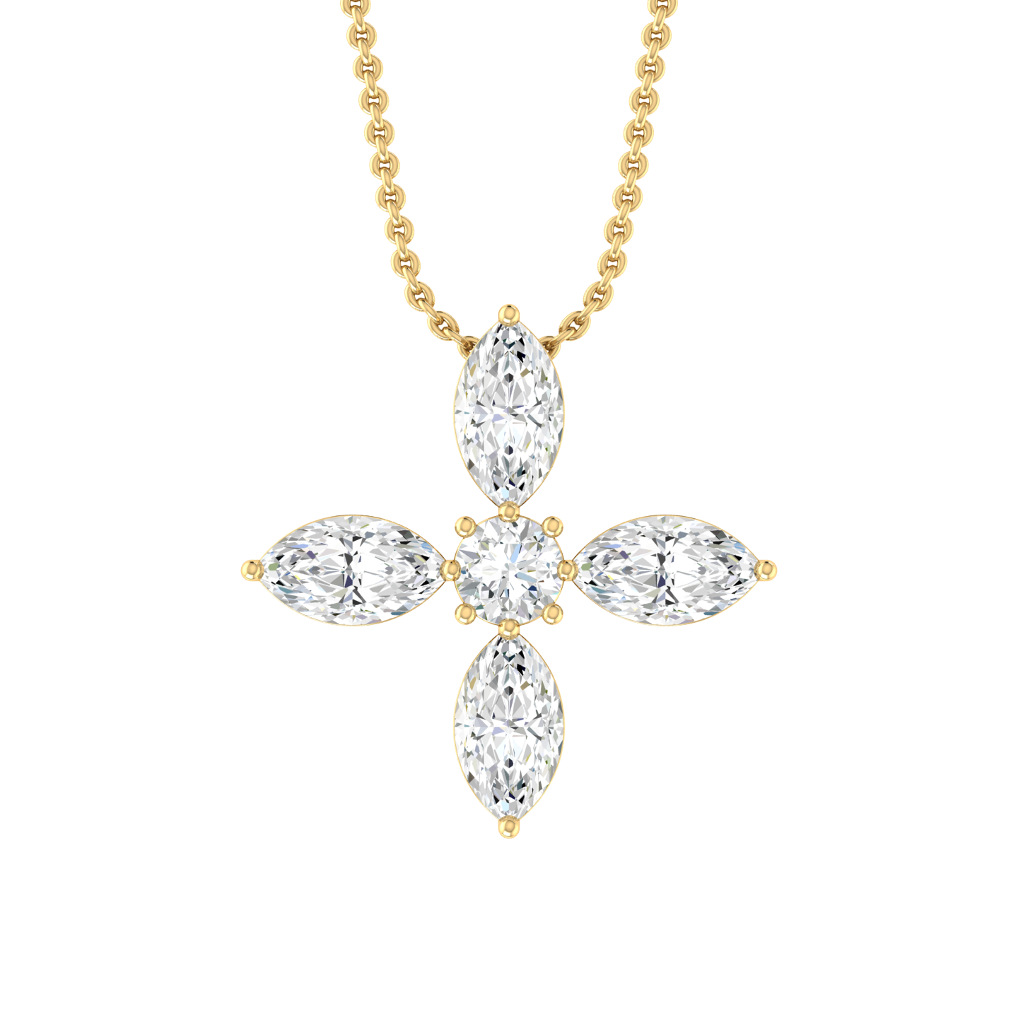 Divine Radiance Diamond Pendant