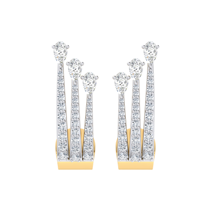 Endless Beauty Yellow Gold Diamond Earrings [yg]