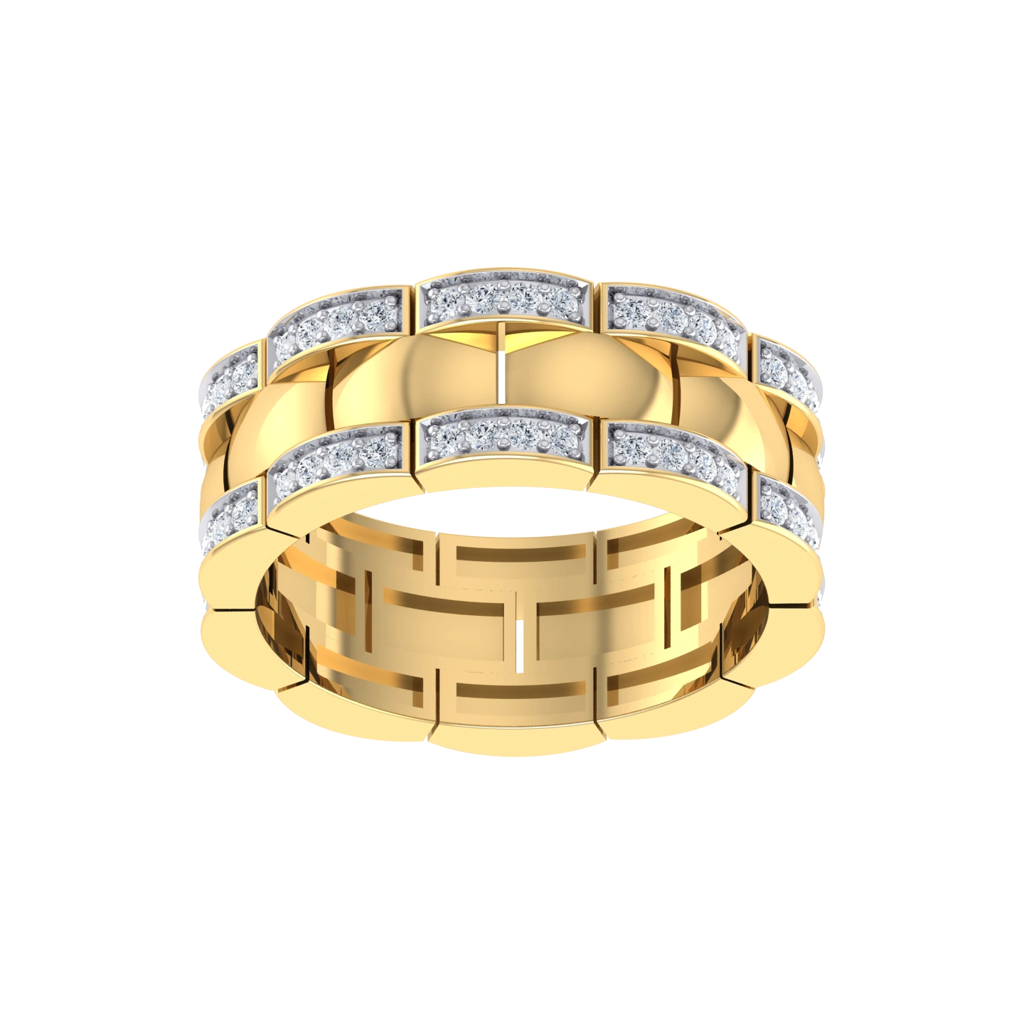 Yellow Gold Lab Grown Diamond - Infinite Ivy