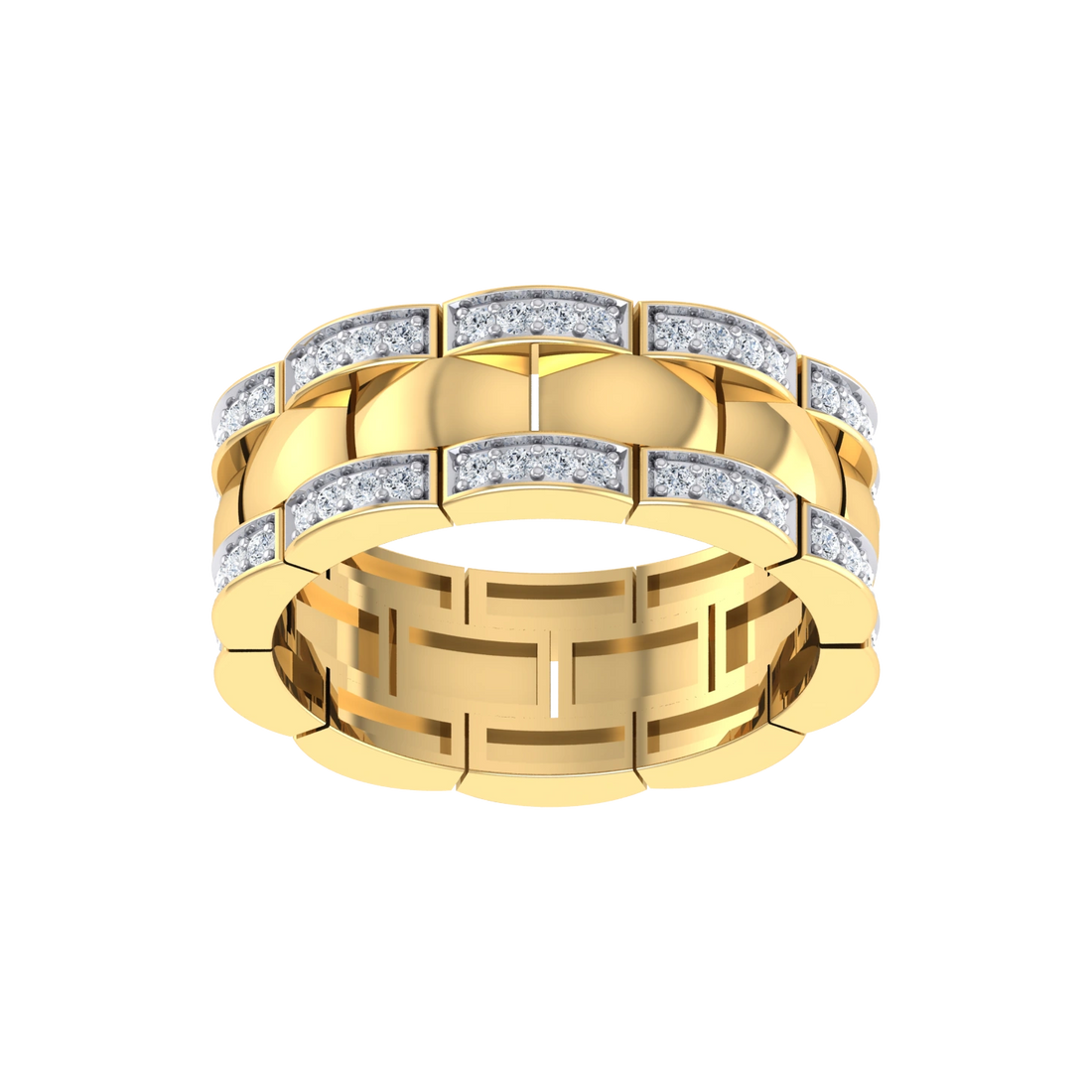 Yellow Gold Lab Grown Diamond - Infinite Ivy