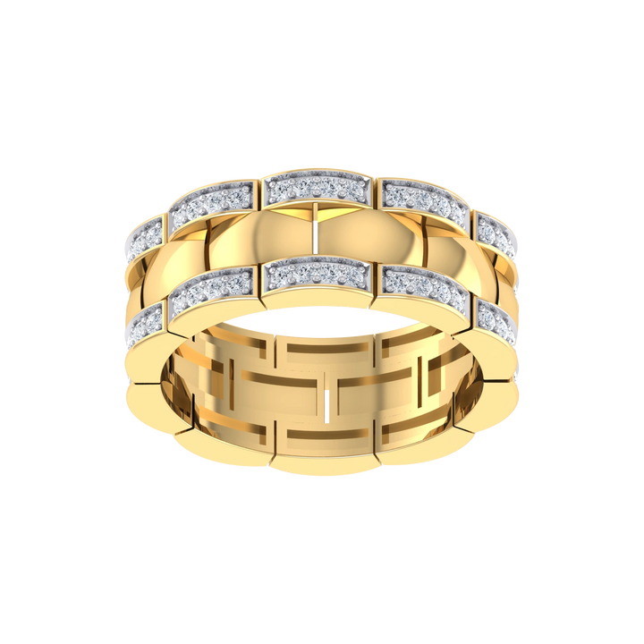 Yellow Gold Lab Grown Diamond - Infinite Ivy