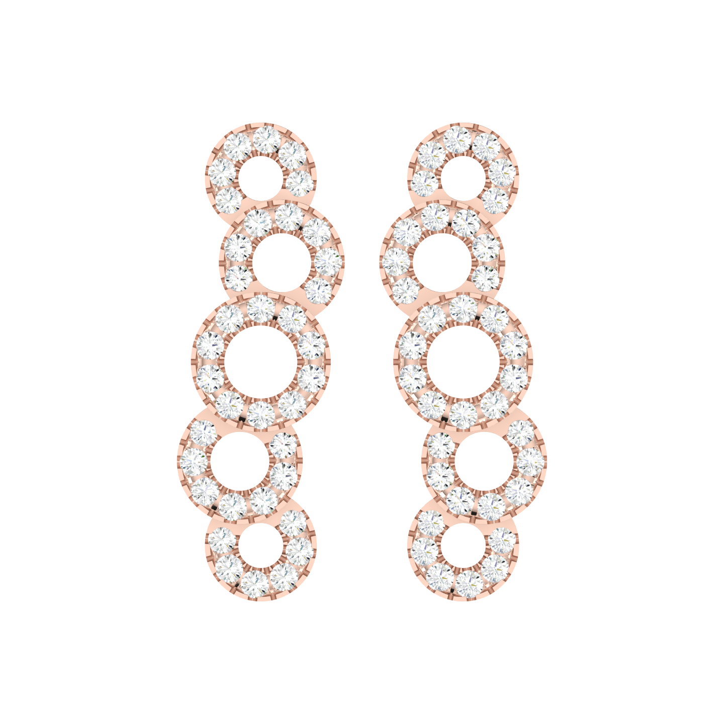 Winding Grace Diamond Earrings