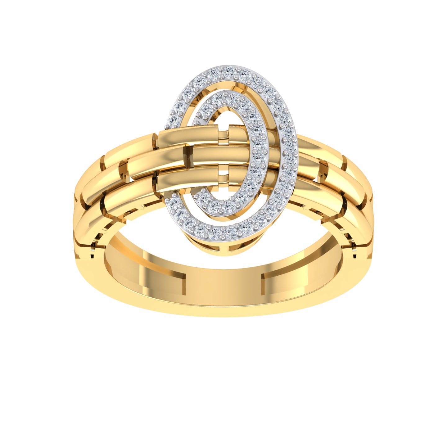 Timeless Treasure Yellow Gold Diamond Ring  [yg]
