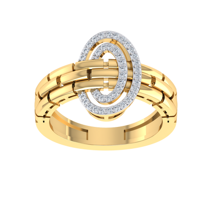 Timeless Treasure Yellow Gold Diamond Ring  [yg]