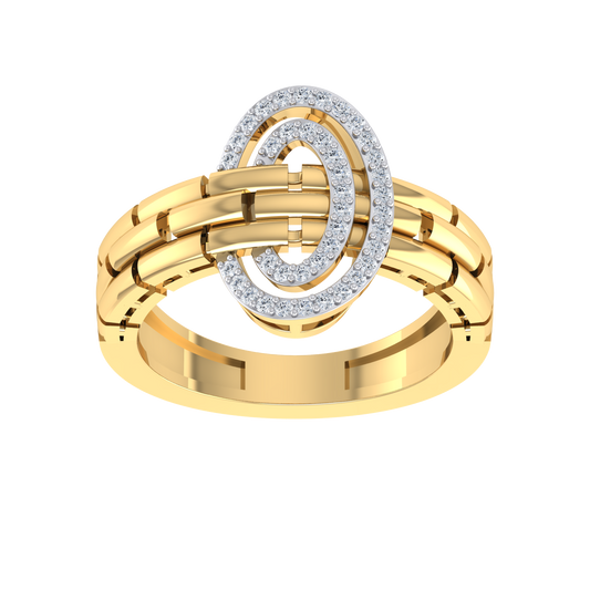 Timeless Treasure Yellow Gold Diamond Ring  [yg]