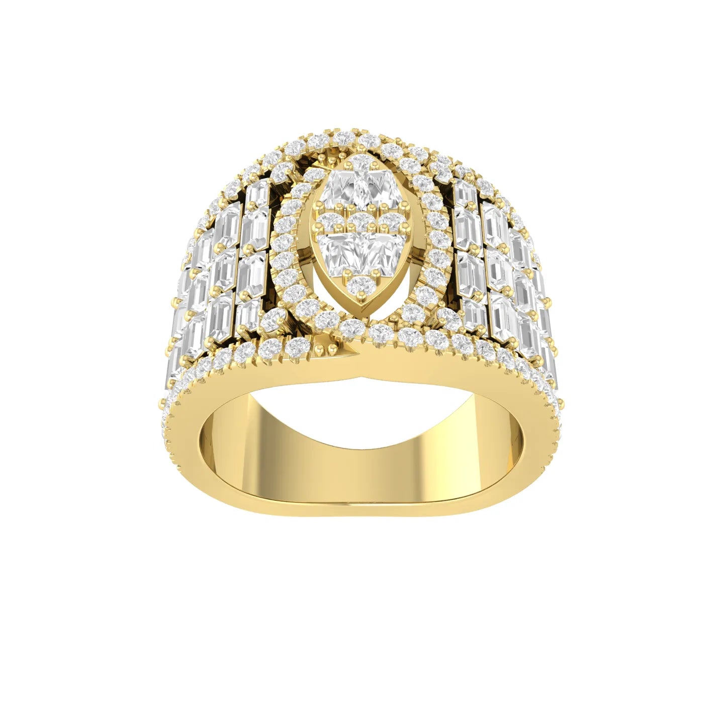 Celestial Drop Yellow Gold Diamond Ring [yg]
