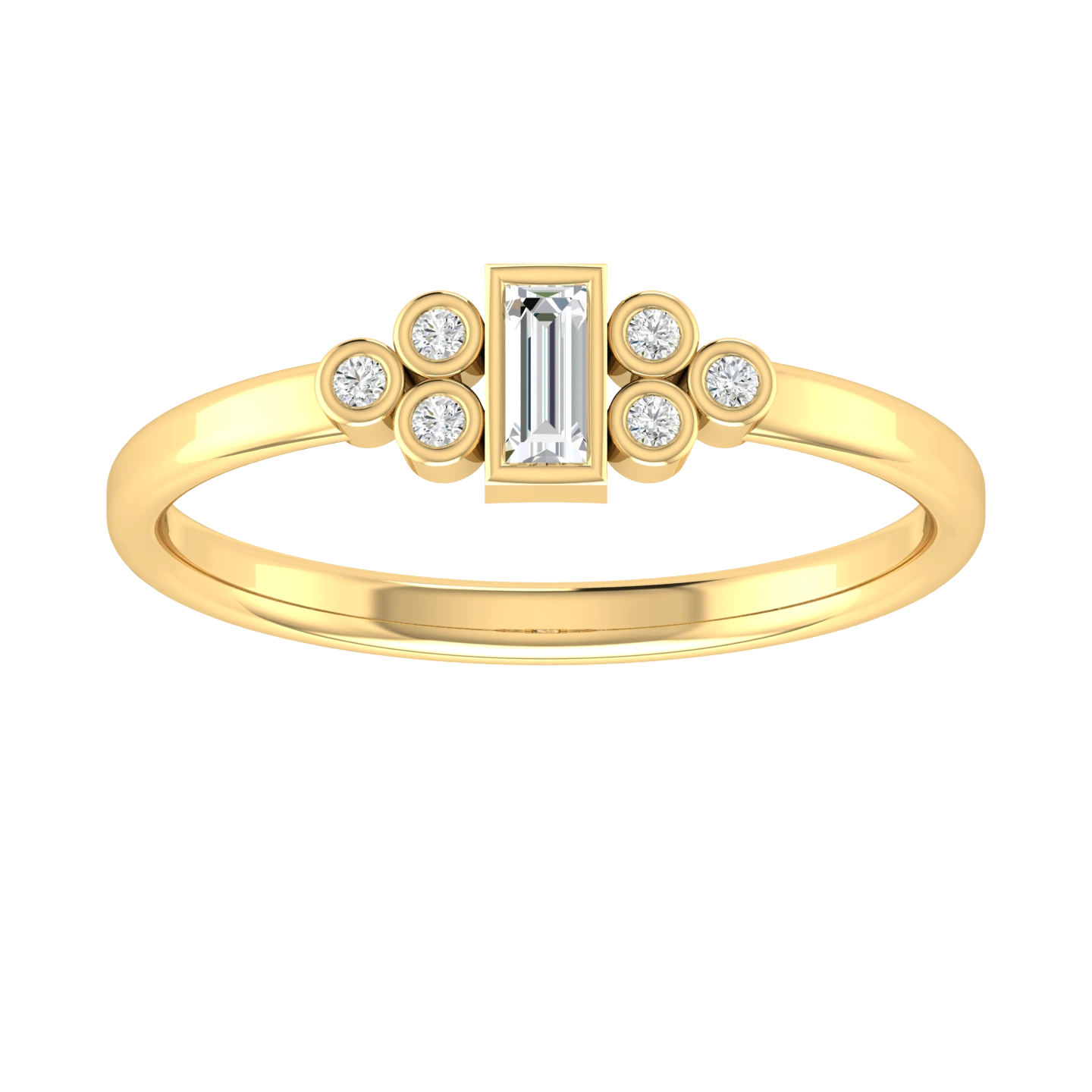 Yellow Gold Lab Grown Diamond Ring - Brilliance Brigade [yg]