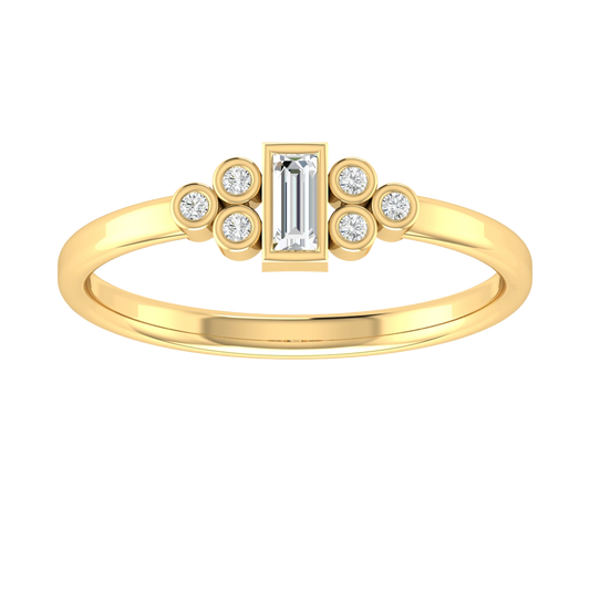 Yellow Gold Lab Grown Diamond Ring - Brilliance Brigade [yg]