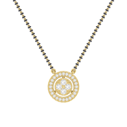 Yellow Gold Diamond Mangalsutra - Everlasting Love [yg]