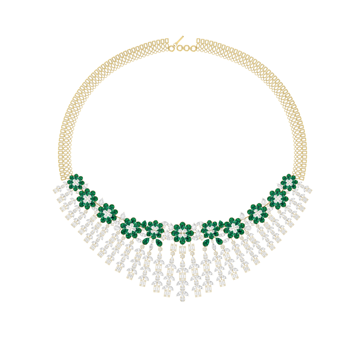 Flora Glimmer Diamond Necklace