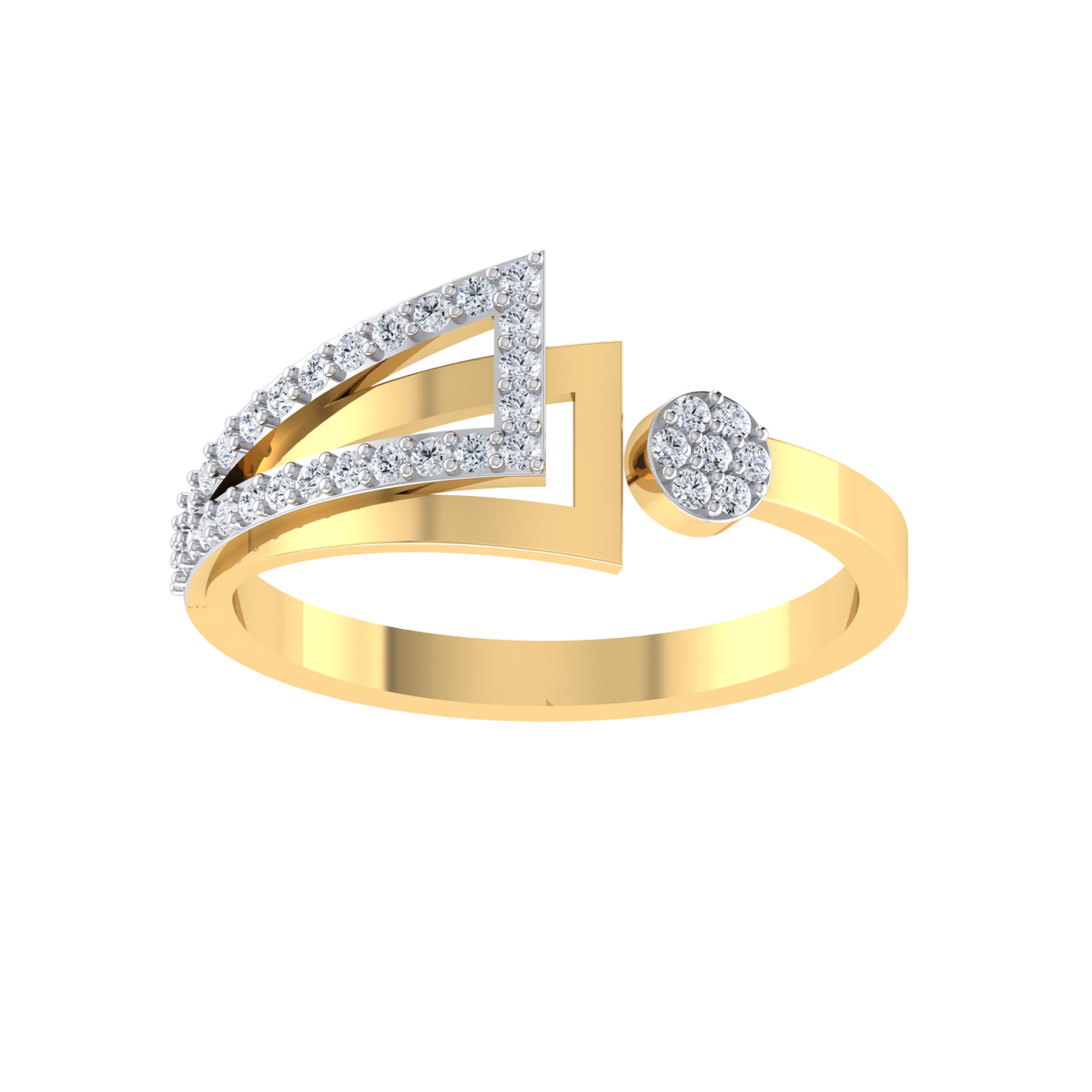 Mystic Moments Yellow Gold Diamond Ring [yg]