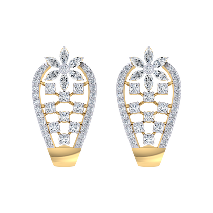 Made in Heaven Yellow Gold Diamond Earrings [yg]