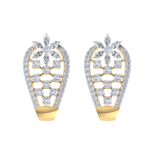 Made in Heaven Yellow Gold Diamond Earrings [yg]