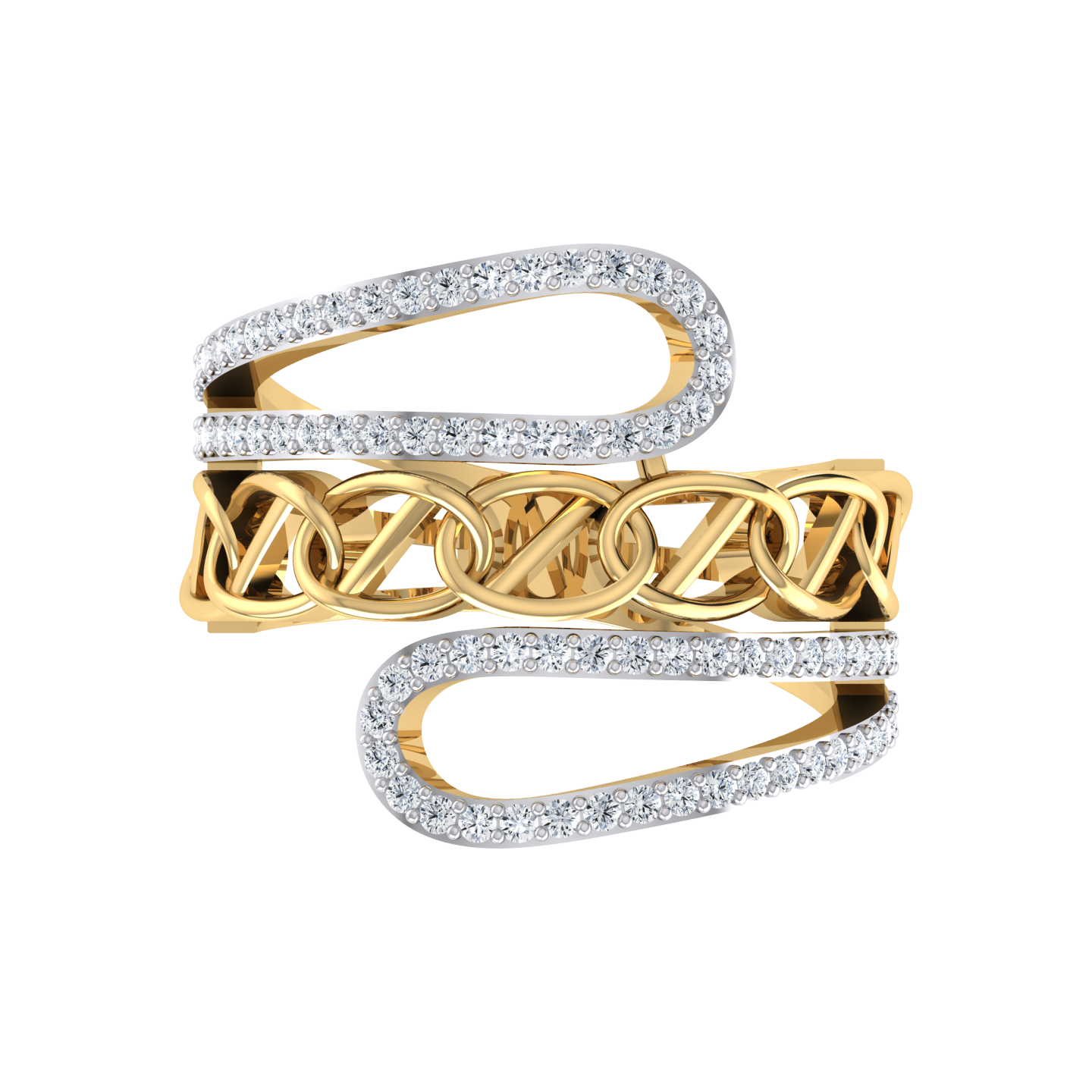 Glamorous Gem Yellow Gold Diamond Ring [yg]