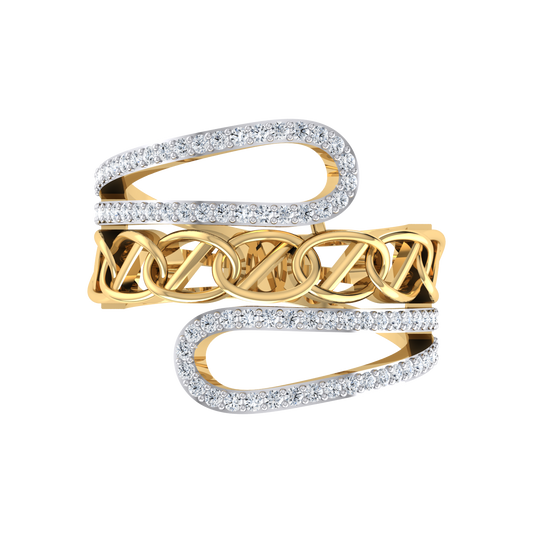 Glamorous Gem Yellow Gold Diamond Ring [yg]