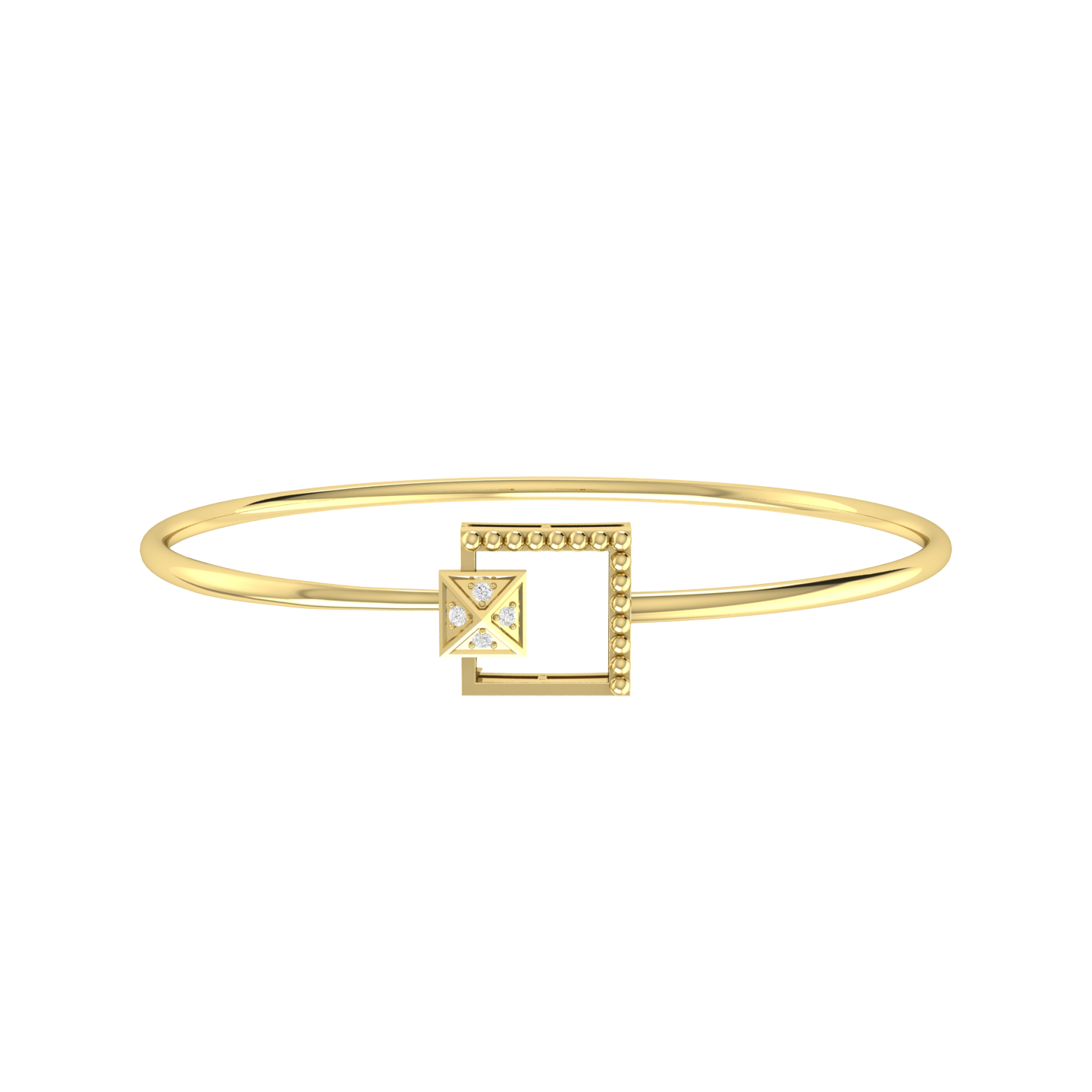 Radiance Elegance Yellow Gold Lab Grown Diamond Bracelet [yg]