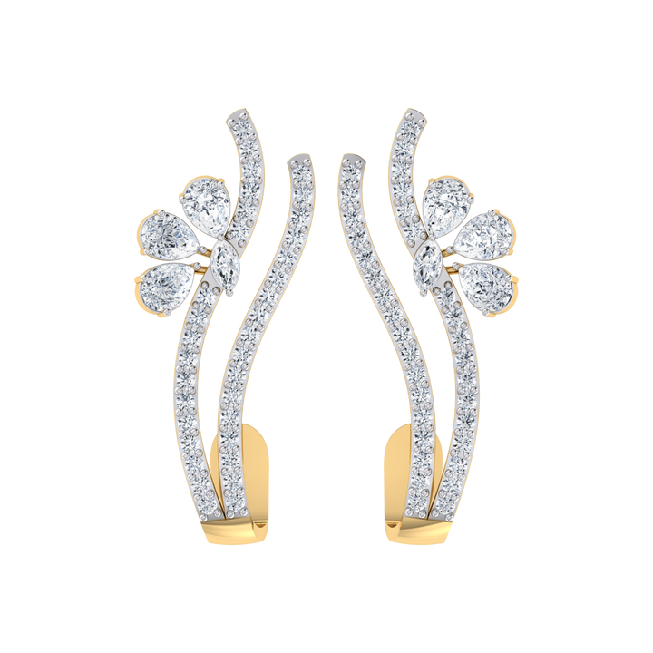 Sunshine Jewel Diamond Earrings