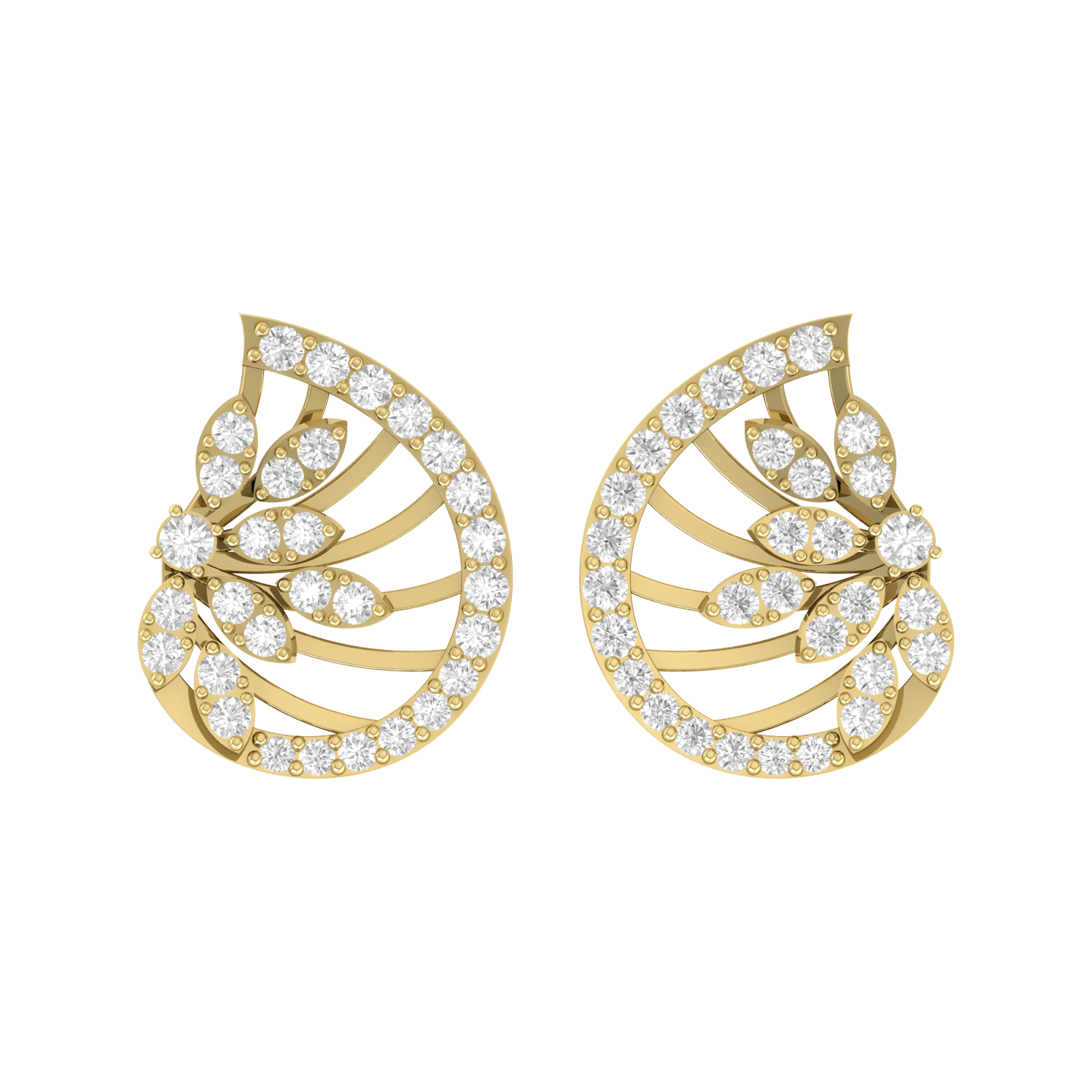 Diamond Forever Yellow Gold Diamond Earrings [yg]
