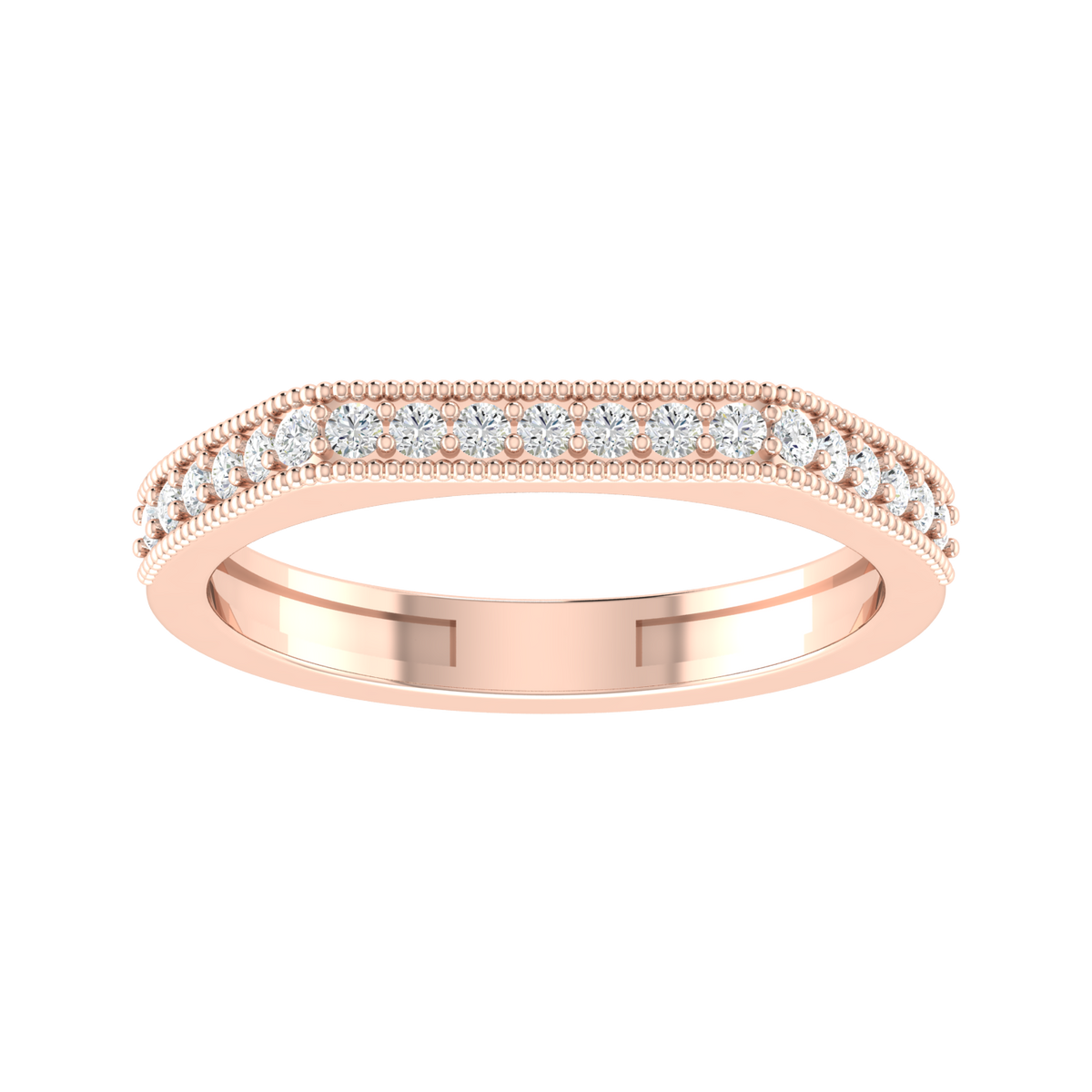 Rose Gold Lab Grown Diamond Ring - Dazzle Domain [rg]