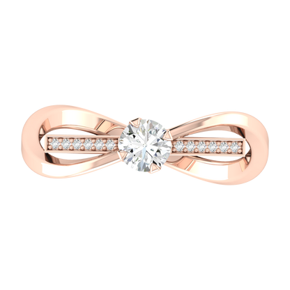 Rose Gold Lab Grown Diamond - Floral Spark[rg]