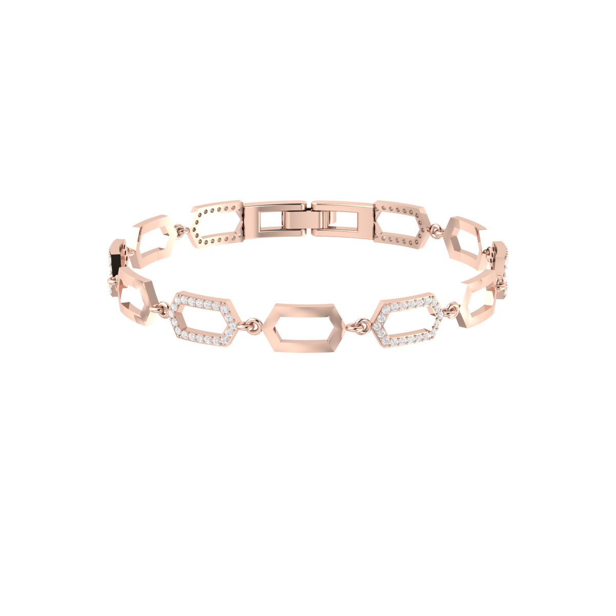 Luminous Aspirations Rose Gold Diamond Bracelet [rg]
