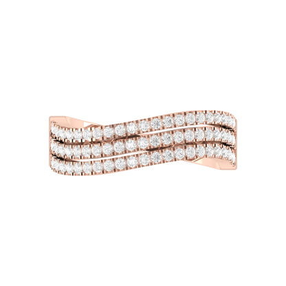 Rose Gold Lab Grown Diamond - Radiant Rows [rg]