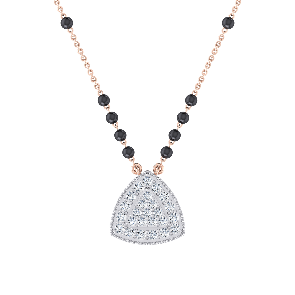 Rose Gold Diamond Mangalsutra - Eternal Vows [rg]