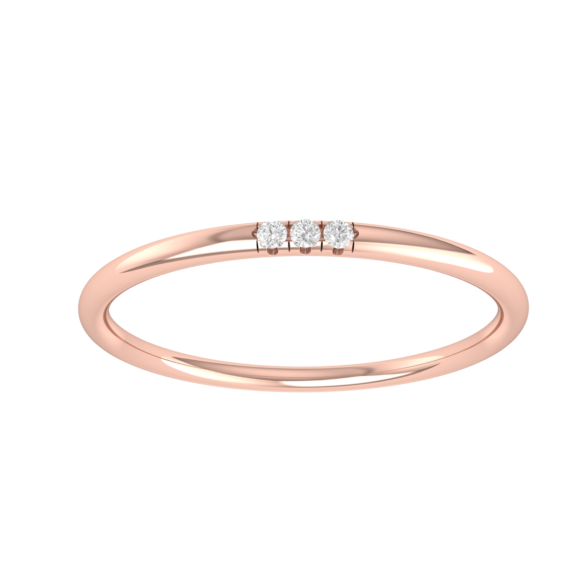 Shimmer Showcase Rose Gold Diamond Ring [rg]