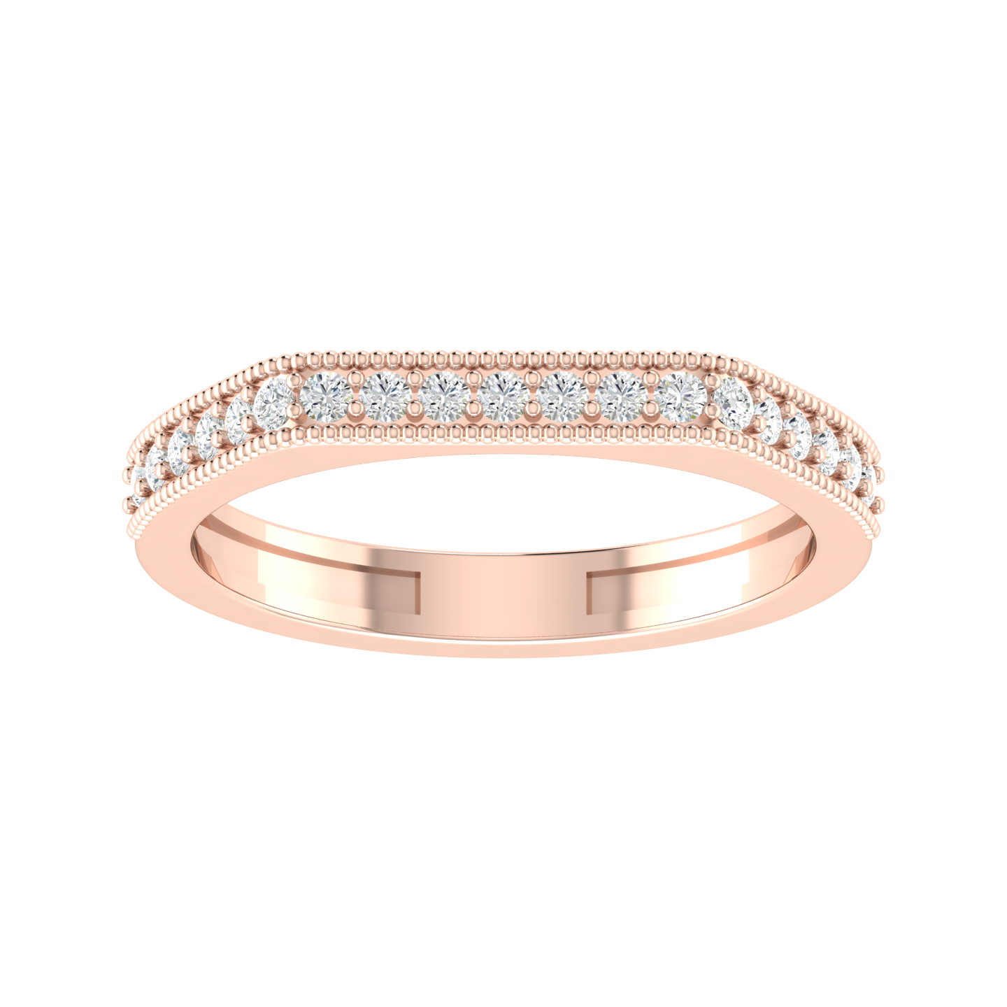 Rose Gold Lab Grown Diamond Ring - Dazzle Domain [rg]