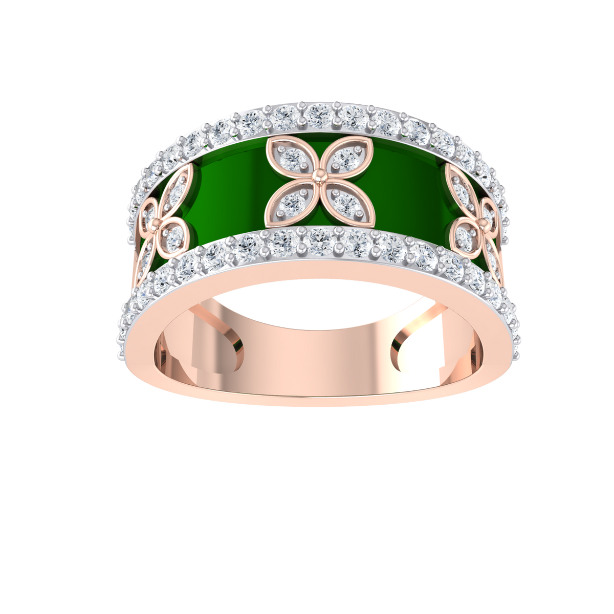 Floral Joy Rose Gold Diamond Ring [rg]