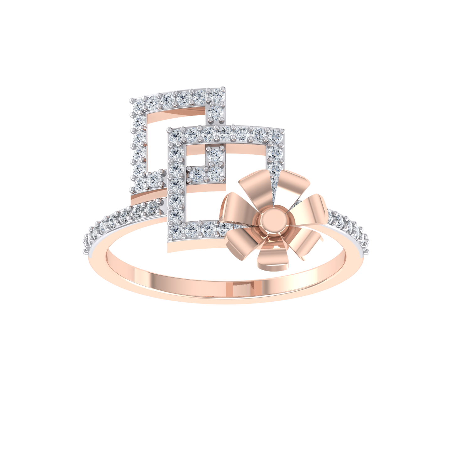 Tranquil Twilight Rose Gold Diamond Ring [rg]