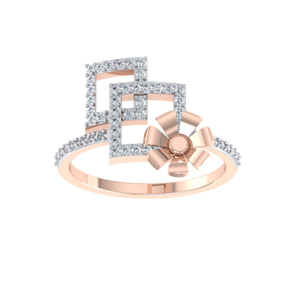 Tranquil Twilight Rose Gold Diamond Ring [rg]