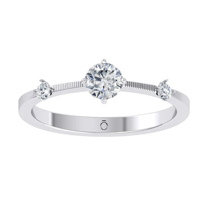 White Gold Lab Grown Diamond - Celeste Trio [yg]