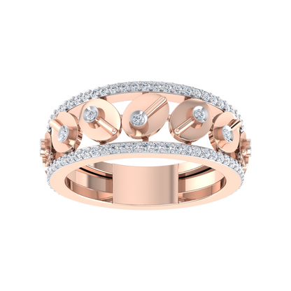 Opulent Oasis Rose Gold Diamond Ring [rg]