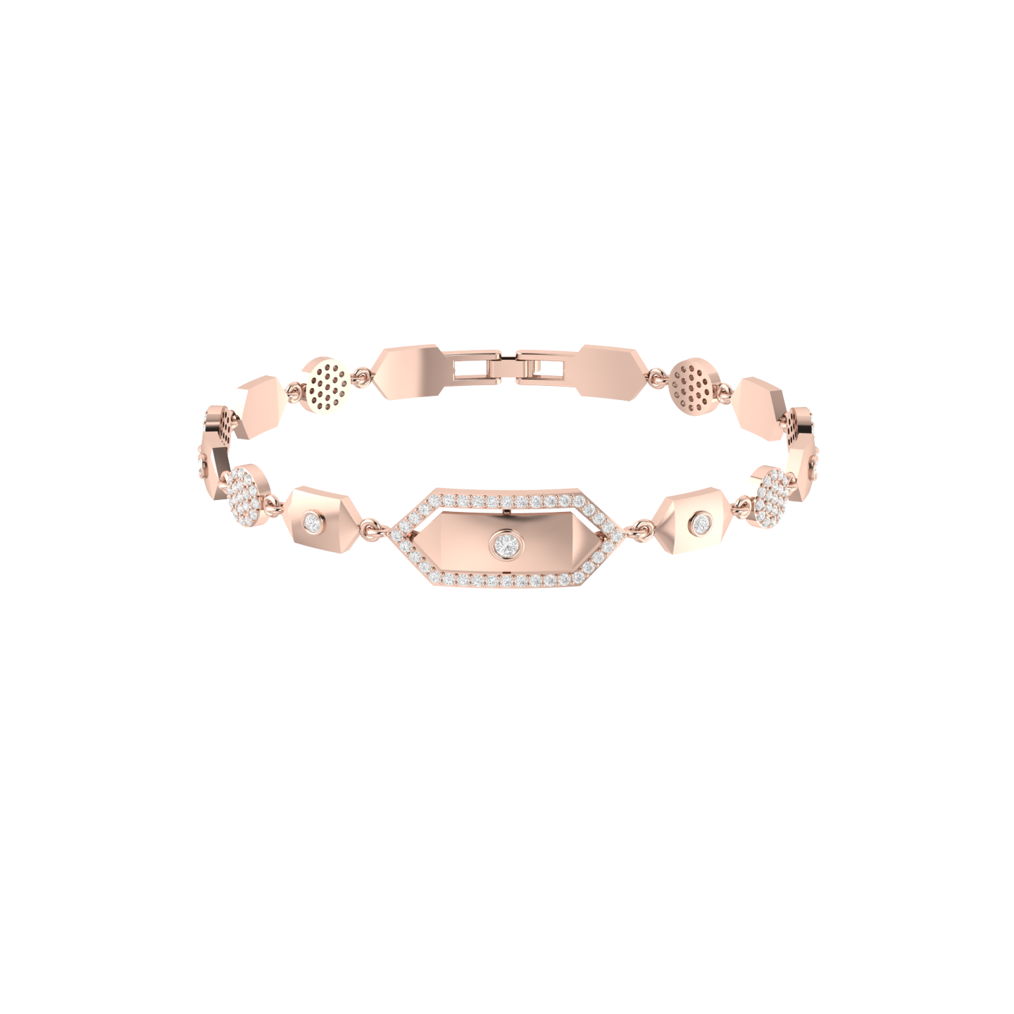 Regency Twinkle Rose Gold Lab Grown Diamond Bracelet [rg]