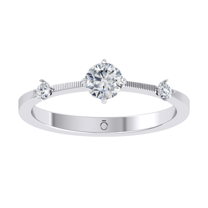 White Gold Lab Grown Diamond - Celeste Trio [yg]