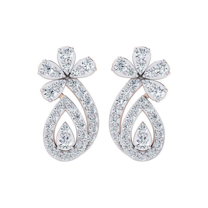 Glimmering Glamour Diamond Earrings