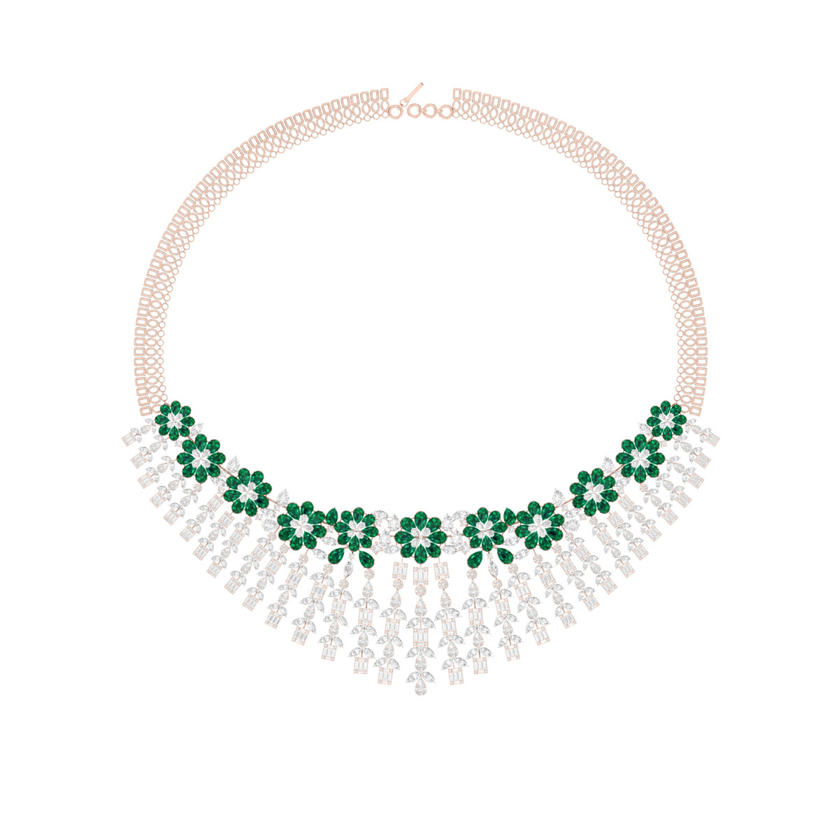 Flora Glimmer Diamond Necklace
