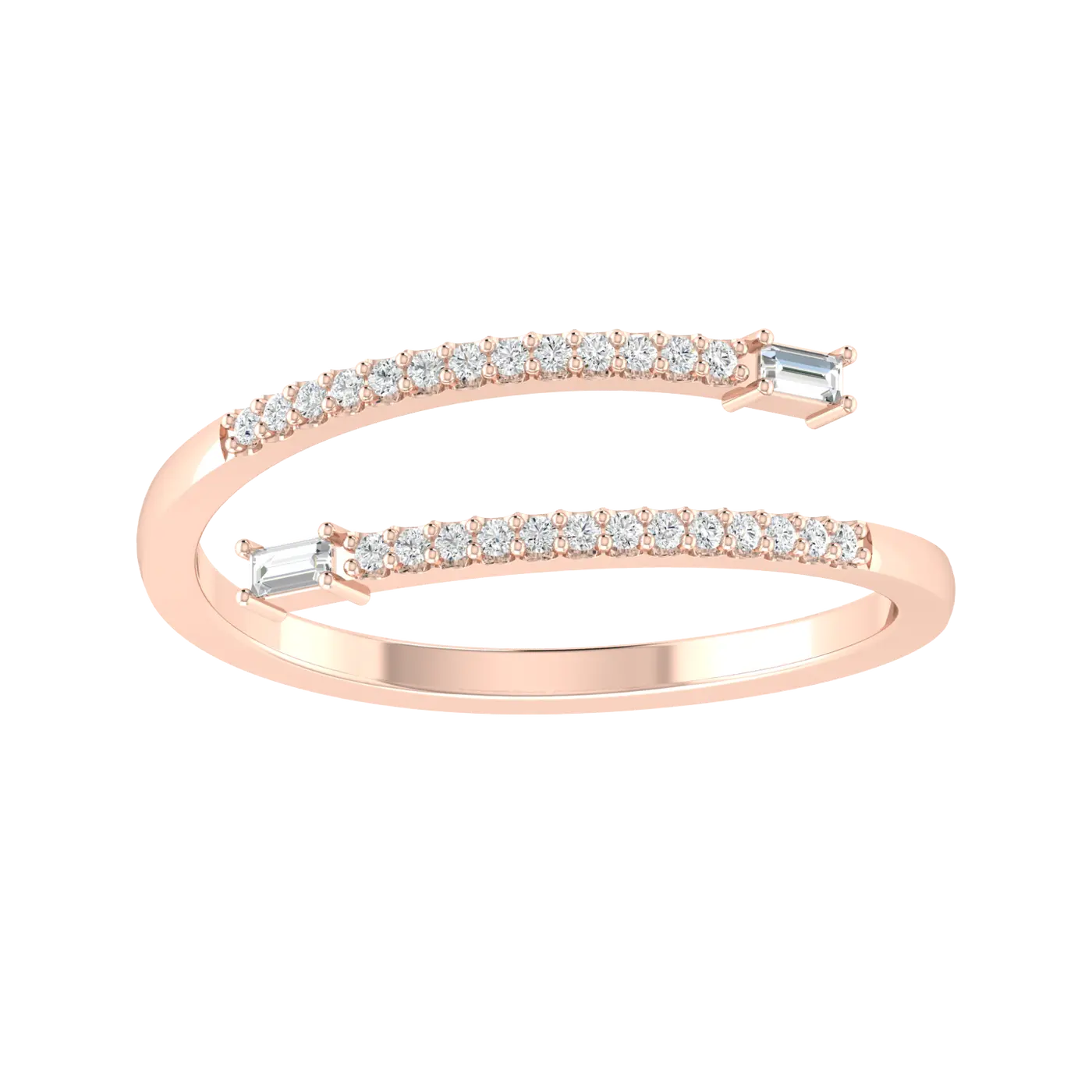 Rose Gold Lab Grown Diamond Ring - Bling Buffet [rg]