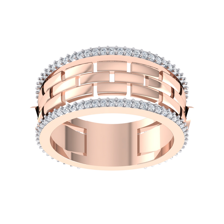Rose Gold Lab Grown Diamond - Exquisite Band [rg]