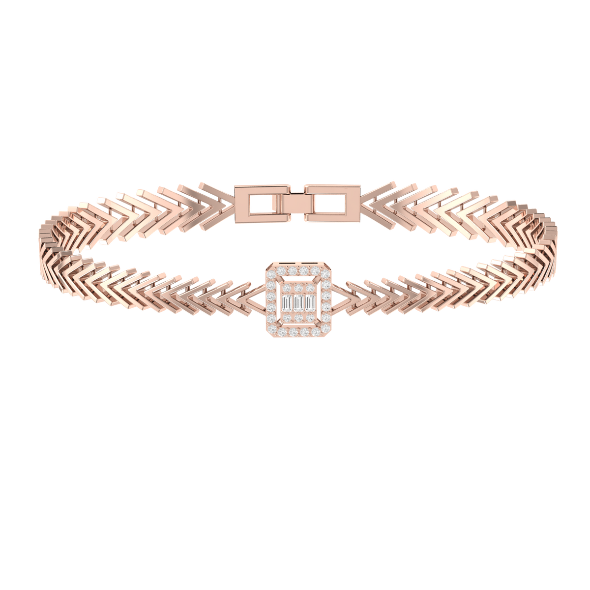 Luminous Majesty Rose Gold Diamond Bracelet [rg]