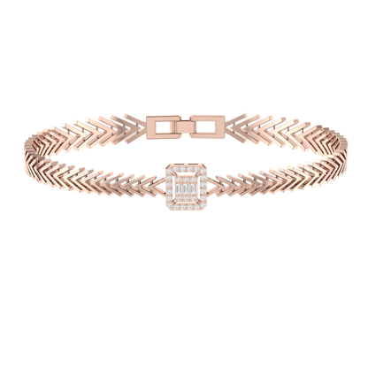 Luminous Majesty Rose Gold Diamond Bracelet [rg]