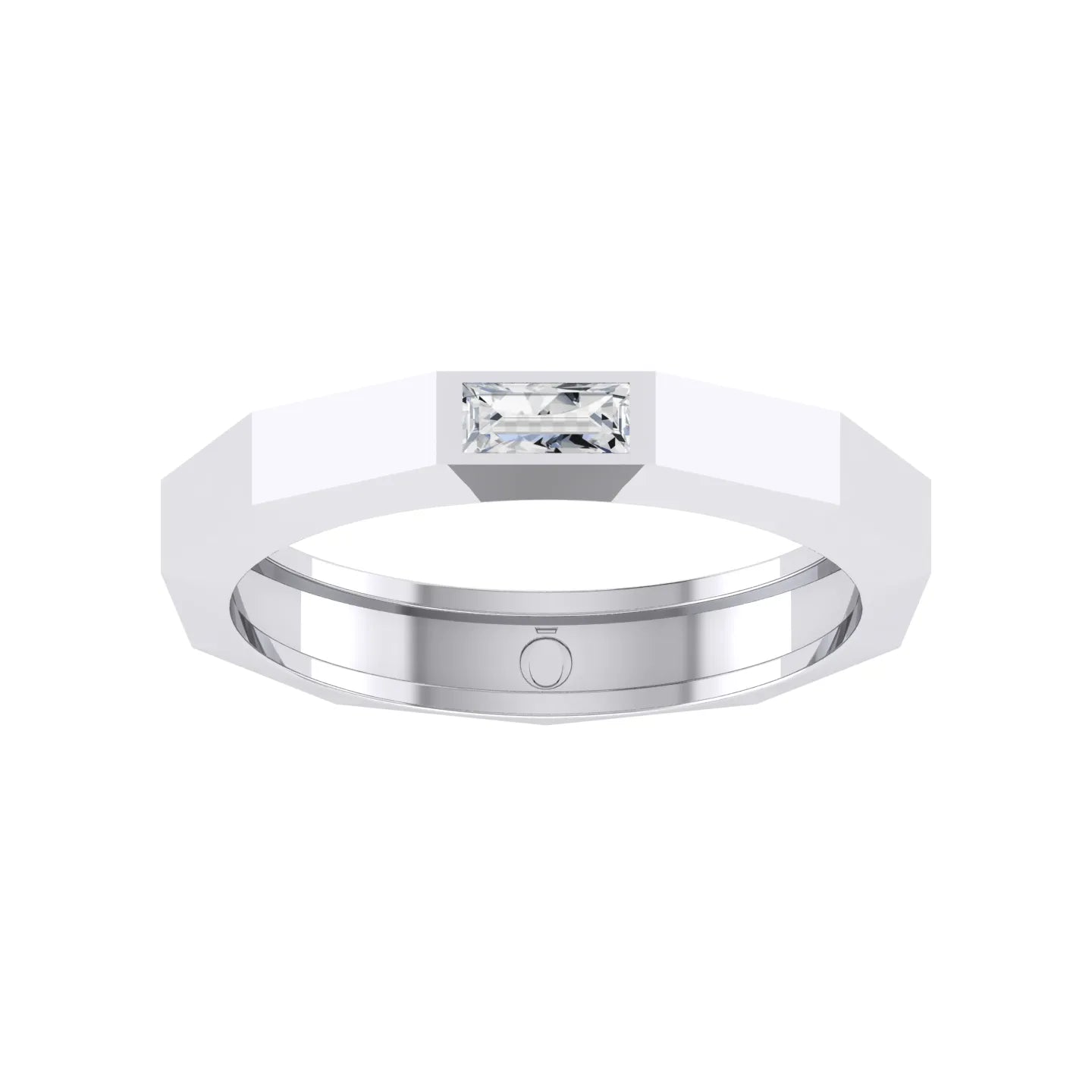 White Gold Lab Grown Diamond - Minimal Beam [wg]