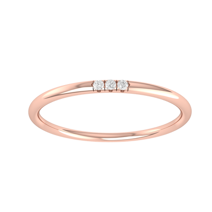 Shimmer Showcase Rose Gold Diamond Ring [rg]