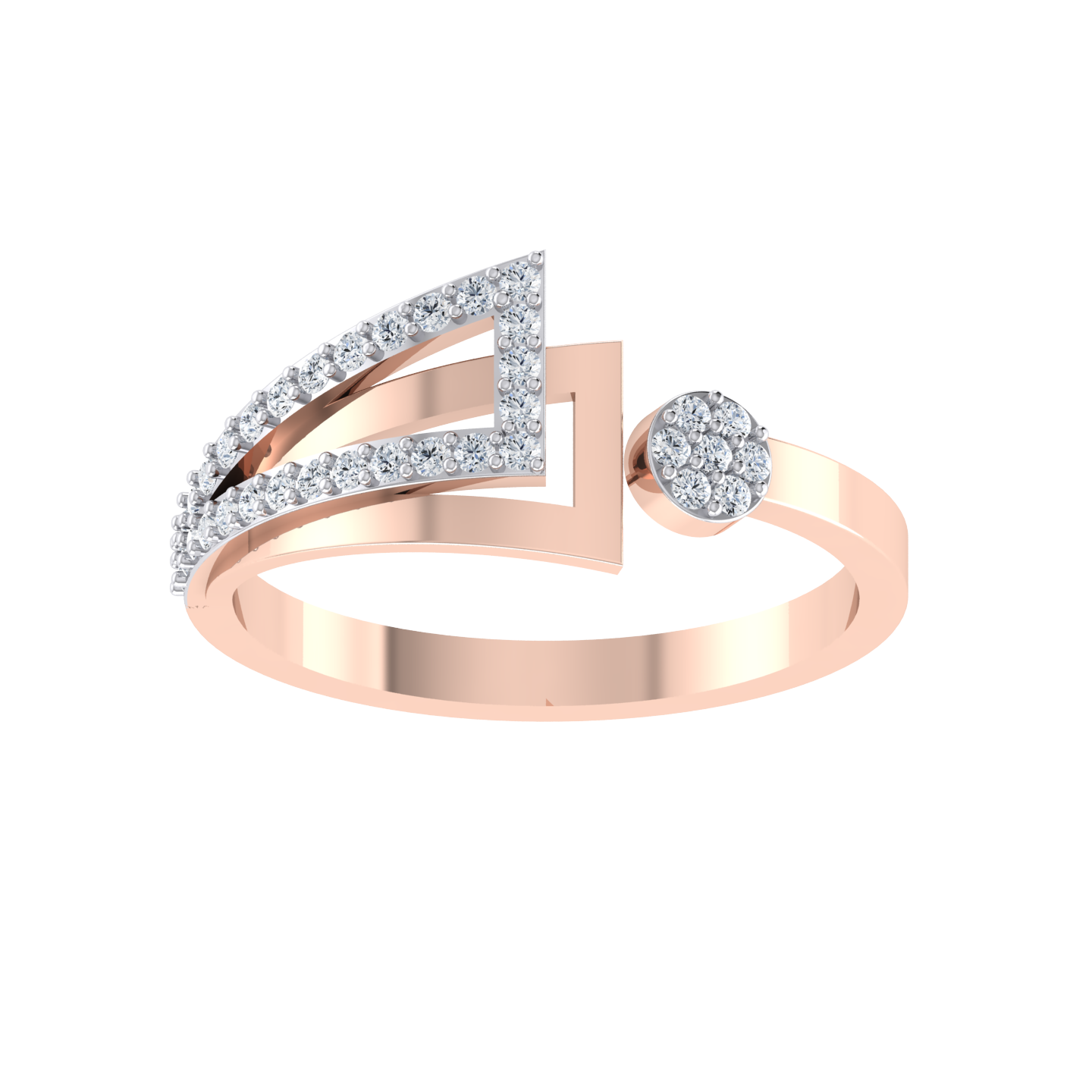 Mystic Moments Rose Gold Diamond Ring [rg]